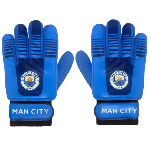 Manchester City FC Official Football Gift Boys Goalkeeper Goalie Gloves