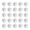 sourcing map Electronics Cooler Heatsink for MOS GPU IC Chip Silver 10 x 10 x 10 mm 25pcs
