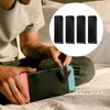 4pcs Nintendo Switch Back Stand Replacement Shell Holder Kickstand Compatible with Switch Console (Black)