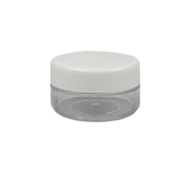 [OFLNPR77] Cosmetics Travel Small White Cap Cream Container