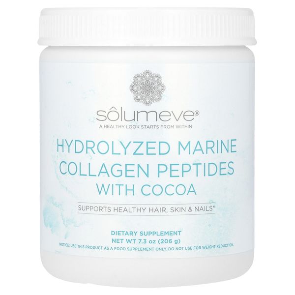 Hydrolyzed Marine Collagen Peptides with Cocoa, 7.3 oz (206 g)