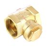 Non-Return Swing Brass Thread Brass DN40 Check Valve 232PSI Prevents Water Backflow