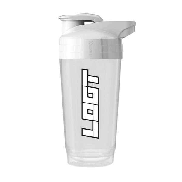 LOOT® - transparenter Prime Shaker 700 ml | Eiweiß Shaker mit Druckverschluss und Mess-Skala | Fitness Shaker für klumpenfreie Shakes | BPA und DEHP frei | ohne Sieb mit neuer Circle Technologie