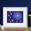 'Ewe-niverse' Mounted Print by Thomas Joseph - Sheep Art