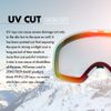 ZERO TECH BASE Compatible Replacement Lens for Oakley Airbrake XL Snow Goggles Red Mirror