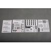 DJI Phantom 3 Standard White/Black Sticker Combo Set ID Marking Decal