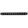 12 Port LC Fiber Optic Cable Patch Panel Singlemode (Loaded 1u) 19"