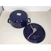 Staub Cast Iron 4-qt Round Cocotte - Dark Blue