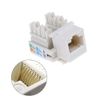 UbiGear 25 Pcs LOT Keystone 8p8c Cat5e Rj45 Network Cable Socket Punch Down Jack White