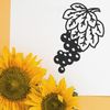 Bunch of Grapes Art Rubber Stamp