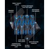 Dye Assault Pack Pro Harness (Black/Blue, 4+5)