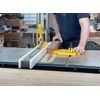 Magswitch SavR Push Block for Table Saw and Router Table, Safe Design with Magnetic Fence Mount, Replaceable MDF Base