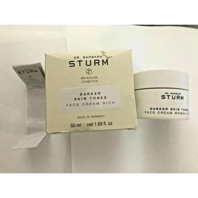 DR. BARBARA STURN MOLECULAR COSMETICS DARKER SKIN TONES FACE CREAM RICH IMP BOX