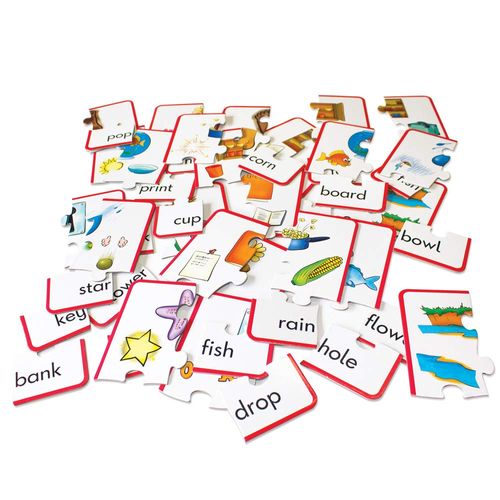 Junior Learning JL244 Compound Word Puzzles, Multicolor