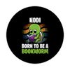 Kodi - Born To Be A Bookworm - Personalized PopSockets Swappable PopGrip