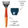 Harry’s Men’s 5 Blade Razor, Bright Orange