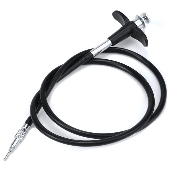 Pastlla 28"(70cm) Threaded Release Cable Vibration-Free Black Shutter Release Cable Shutter Release Cable with Bulb-Lock Mechanical Shutter Release Cable