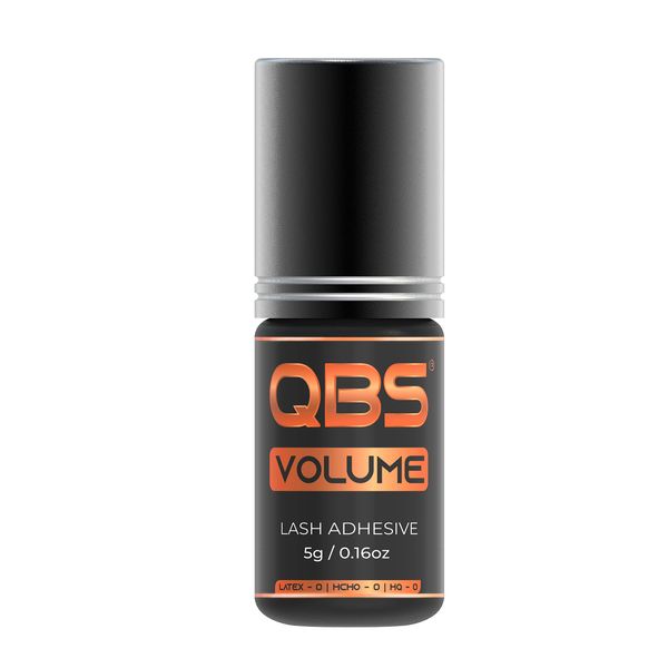 QBS Volume Glue for Eyelash Extensions - Professional Fast Drying Adhesive (5g)