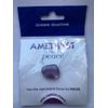 Amethyst Genuine Gemstone for Peace with Purple Chiffon Pouch