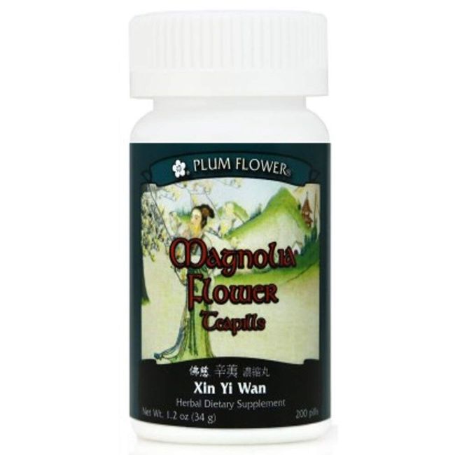Plum Flower Magnolia Flower Teapills (Xin Yi Wan) - 200 Pills Brand