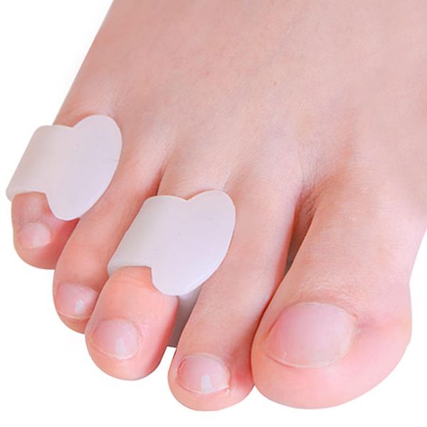 Povihome 10 Pack Pinky Toe Separators, Little Toe Spacers to Separate and Protect Pinky Toe or Smaller Toes, Relieve Pain from Friction and Pressure