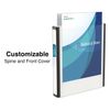 Staples 1" Clear View Binder with D-Rings, White