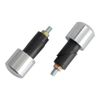 Solid Iron 7/8" 22mm Handle Bar Ends Heavy Weight Vibration Reducing Grip Plugs