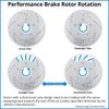 TRQ Performance  Brake Rotors Set For 2012-2018 Ford Focus
