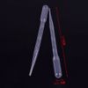 200Pcs 3ml Disposable Plastic Eye Dropper Set Transfer Lab Graduated Pipettes US