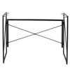 39" Folding Computer Desk Writing Study Desk Laptop Table for Home Office Brown