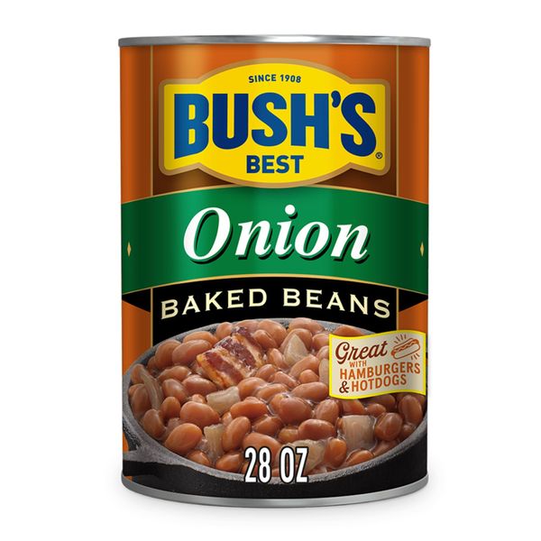 Bush's Best Baked Beans with Onions, 28 oz, 1.75 Pound (Pack of 1)