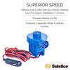 Solstice 12V Accessory Outlet Electric Pump for Inflatables
