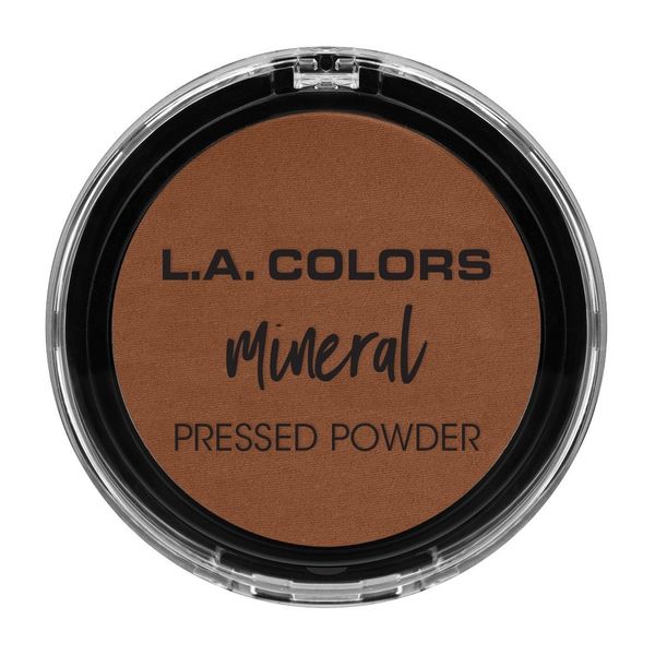 L.A. COLORS Mineral Pressed Powder, Ebony