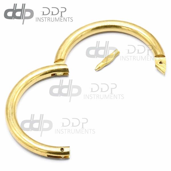 Bull Ring 3"-1/4 Copper Brass, Polished  Veterinary Instruments