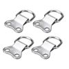 25PCS D-Ring Picture Frame Hanging Hooks Double Hole Hangers with Silver Screws