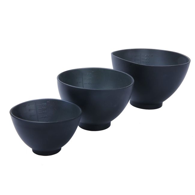 STYLANCE 3pcs Silicone Facial Mixing Bowl, For Salon Spa or Home