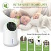 Mini Compact Dehumidifier 1500ml 322 sq ft with UL Certified Power Adapter