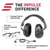 Safariland Impluse Range Kit - Includes Foam Impulse Hearing Protection, Ultra Compact Earmuffs, and HD Flex Protective Eyewear