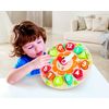 Chunky Clock Wooden Puzzle - Educational Toys, Multicolor
