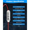 Qoope Pack of 5 LED Strip Light Controller 12V-24V Single Color Brightness Dimmer with Memory Function