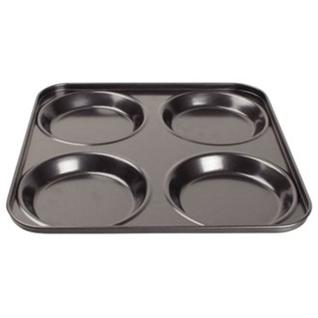 WIN-WARE Non-Stick 4 Hole Carbon Steel Yorkshire Pudding Tray. Cook the perfect yorkshire puddings in this high quality pan/Tin.