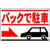 Parking Plate Sign "Back in parking"