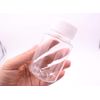 12PCS 80ml/2.7oz Clear Empty Portable Thicken Plastic Bottles Case with White Screw Cap Holder Storage Container for Liquid Solid Powder Dispense