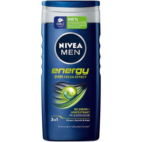 Nivea Men Energy Shower Gel, 250 ml