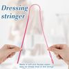 Drawstring Threader Tool, 2 PCS Plastic Drawstring Threader Replacement Flexible Hoodie String Threader, Easy & Quick Sewing Needle Rope Threader Clips for Jackets Coats Pants Hoodies Sweaters