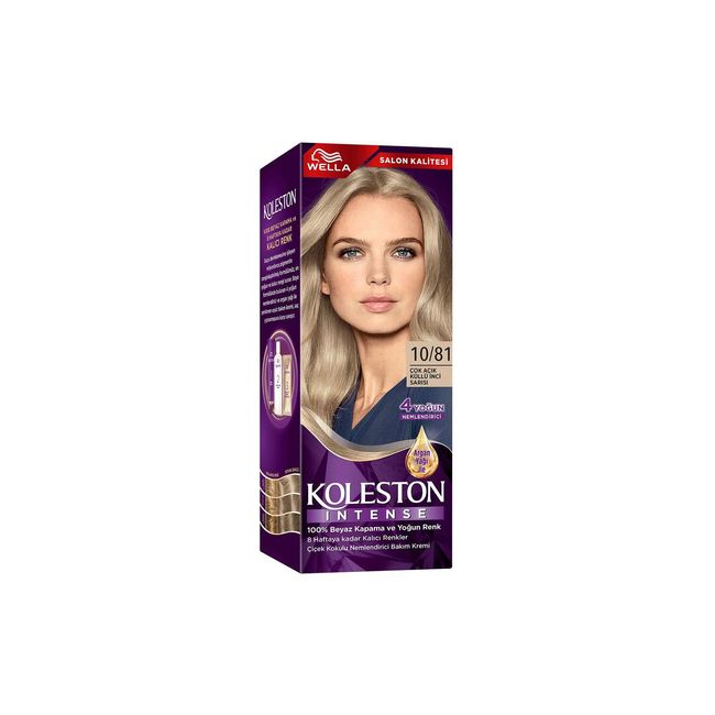 Wella Koleston Intense Saç Boyası 10/81 Çok Açık Küllü İnci Sarısı - Salon Kalitesi