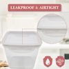 schone Rectangle Clip Lock Container – Holds 1000ml – Leakproof & Airtight – FOR KITCHEN STORAGE & ORGANISATION (Beige)