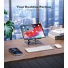Tablet Stand Swivel with 360 Rotating Base Adjustable Tablet Holder for iPad Pro