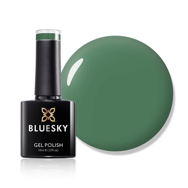 Bluesky Gel Nail Polish, Jade- A052, Dark, Emerald, Green, Long Lasting, Chip Resistant, 10 ml (Requires Drying Under UV LED Lamp)