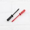YINETTECH 4Pcs Safety Test Probe With 4mm Socket Connection Sharp Stainless Steel Tip With Protective Cap for Multimeter Test Leads Electronic Testing Experiment